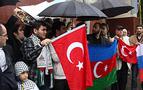 Moskova’da Türk bayraklı  İsrail protestosun polis müdahale etti