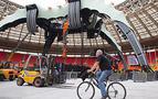 Lujniki stadı  U2 konserine hazır