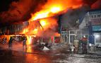 Moskova’da pazaryeri kundaklandı