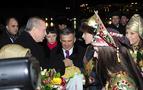 Erdoğan, Kazan'da çakçak, ekmek ve tuzla karşılandı