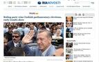 Rus basını; AK Parti seçimlerin galibi, ancak tek başına anayasa yapamayacak