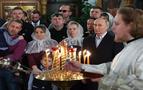 Rusya’da Ortodoks Hristiyanlar Noel'i Kutladı