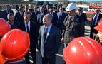Putin, Rusya'yı Kırım'a entegre edecek köprüyü ziyaret etti