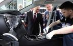 Putin Moskova'daki Mercedes-Benz fabrikasının açılışına yerli limuziniyle gitti