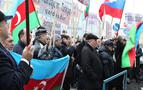 Rusya’da Azeri ve Türk diasporasından Fransa protestosu 