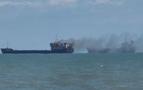 Azak Denizinde tahıl yüklü Türk kargo gemisinde yangın çıktı