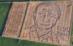 İtalyan çiftçi tarlasına Putin’in dev portresini çizdi