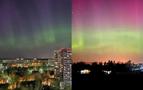 Kuzey Işıkları Moskova’dan böyle görüntülendi
