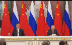Putin ve Şi'den  stratejik işbirliğinin derinleştirilmesi için ortak bildiri