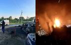 Ukrayna, Krasnodar'da petrol rafinerisini vurdu