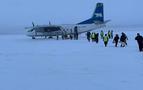 Yakutistan'da yolcu uçağı buz tutmuş nehre indi