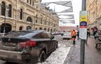 Moskova'da Yeni Yıl tatilinde otoparklar ücretsiz
