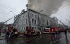 Moskova’da tiyatro binasında korkutan yangın
