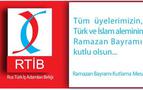 RTİB'den bayram tebriği