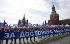 Rus halkından 1 Mayıs İşçi Bayramı kutlamalarına yoğun ilgi