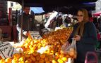 Rusya'ya gidemeyen mandalinalar, Samsun pazarlarında ucuza satılıyor