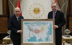 Bahçeli’nin Erdoğan'a hediye ettiği "Türk dünyası" haritası Rusları kızdırdı