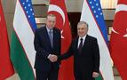 Erdoğan Özbekistan’da Mirziyoyev ile bir araya geldi