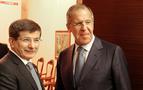 Davutoğlu, Lavrov'la Suriye krizini görüştü