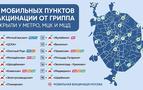 Moskova'da Metro Çıkışlarında 18 Mobil Grip Aşı Noktası Açıldı