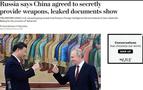 Pentagon belgelerinden Çin’in Rusya’ya silah yardımı çıktı