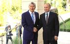 Putin'den Atambayev'e övgü dolu sözler