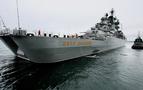 Tatbikat hazırlığı yapan Rus nükleer savaş gemisi Limasol Limanı'nda
