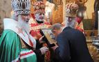 Putin yemin töreninin ardından kilisede kutsandı 