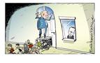 Rus karikatürist AP'nin 'Türkiye ile müzakereler dondurulsun' kararını çizdi