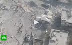 Rusya, Türk topçularının Rejim güçlerini bombaladığı görüntüleri yayınladı
