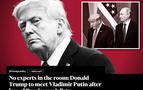 Trump-Putin Görüşmesi Baş Başa Uzmanlar Olmadan Yapılacak