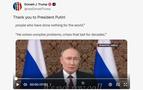 Trump, Putin'den Nobel Barış Ödülü Yorumuna Teşekkür Etti