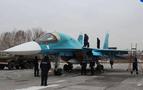 Üretimi tamamlanan Su-34 savaş uçakları orduya teslim edildi