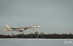 Yenilenen Tu-160M bombardıman uçağı test uçuşu yaptı