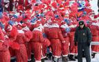 Ufa’da olimpiyat meşalesini 800 tane Noel Baba karşıladı