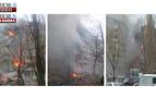 Rusya’da doğalgaz patlaması: 9 katlı binanın cephesi göçtü