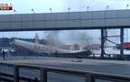Vnukova havalimanına sert iniş yapan uçak pisten çıktı: 4 ölü