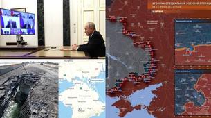 22 Haziran: Ukrayna, Herson’u Kırım’a bağlayan körüleri vurdu, Putin, güvenlik konseyini acil topladı