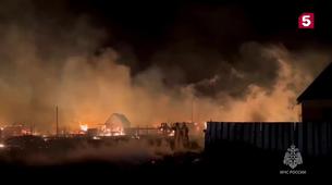 Buryatiya’da büyük yangın; 21 bina kül oldu