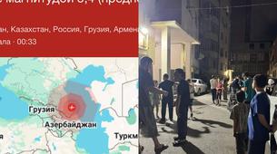 Dağıstan'da 6 Büyüklüğünde Deprem: Halk Sokaklara Çıkt
