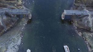 Rusya: Hırsızlar nehrin üzerindeki demir köprüyü çaldı