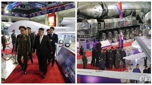 Kim, Şoygu’ya silah fuarını gezdirdi