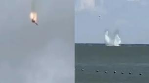 Kırım’da Rus savaş uçağı denize düştü