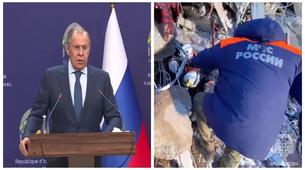 Lavrov: Rusya, Türkiye ve Suriye'ye yardım eden ilk ülkelerden biri oldu