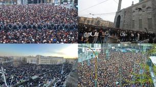 Moskova'daki camilerde 180 bin St.Petersburg'da 200 bin kişi Bayram namazı kıldı