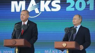 Putin ve Erdoğan, MAKS-2019 Havacılık Fuarı’nın açılışında konuştu