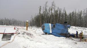 Rusya’da helikopter düştü: 2 ölü, 5 yaralı