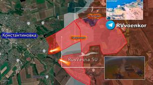 Rus Ordusu Konstantinovka'ya Girdi