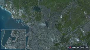 Rusya, deprem bölgesinin uzaydan çekilmiş fotoğraflarını yayınladı