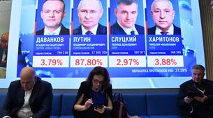 Rusya'daki seçimleri rekor oyla Putin kazandı